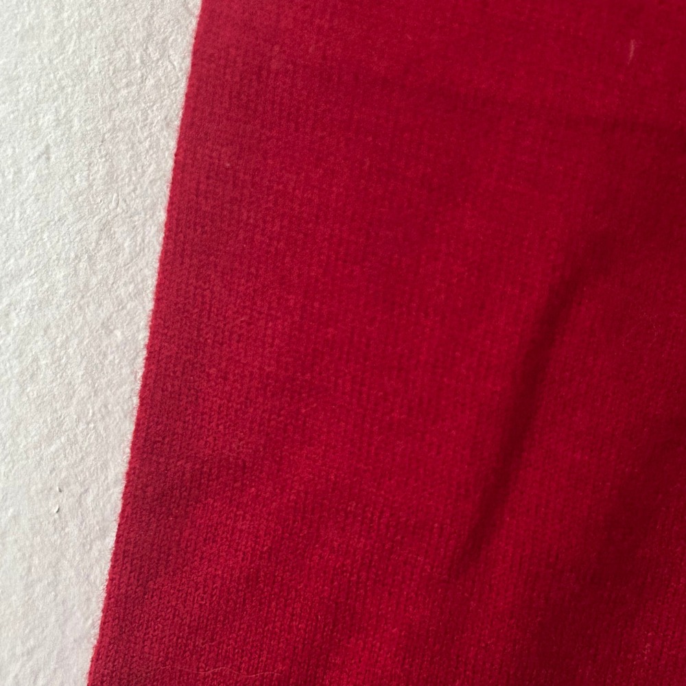 Madewell Womens Wool Blend Cashmere Lightweight Crimson Turtleneck Top XS New - Picture 4 of 8